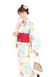 Beautiful kimono woman