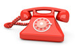 Illustration: Rotes Telefon Rotes Telefon