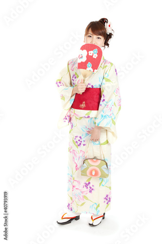 Foto: Beautiful kimono woman Beautiful kimono woman