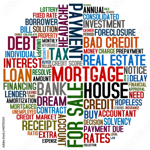 Illustration: mortgage and credit mortgage and credit