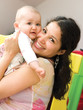 Mother with baby