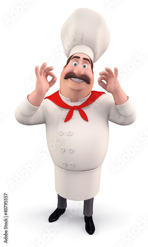 Illustration: Happy chef Happy chef