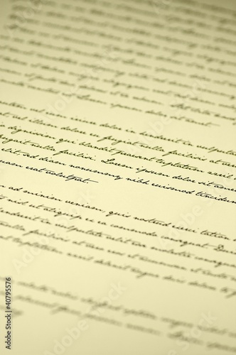 Photo: Alte Schreibschrift 2 Alte Schreibschrift 2