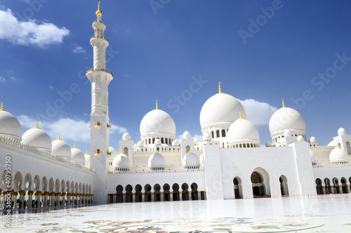 Photo: Cheikh Zayed Mosque in Abu Dhabi, Cheikh Zayed Mosque in Abu Dhabi,