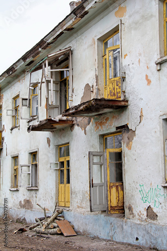Photo: Destroyed building Destroyed building