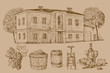 drawing - house