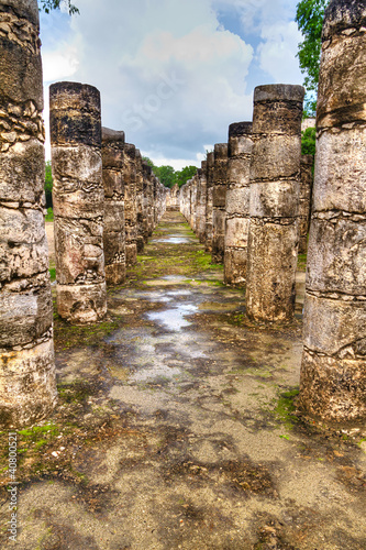 Photo: Temple of a Thousand Warriors in Chichen Itza, Mexico Temple of a Thousand Warriors in Chichen Itza, Mexico