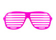 Retro pink  shades sunglasses isolated on white background