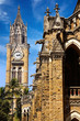 University Tower on the background of blue skies. India University Tower on the background of blue skies. India
