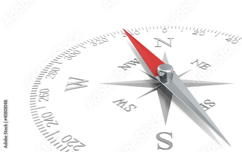 Ilustración: Direction. Abstract Perspective view of a steel compass dial. Direction. Abstract Perspective view of a steel compass dial.