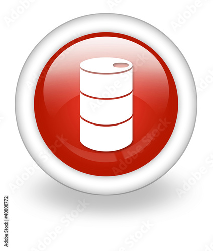 Illustration: Light Red Icon "Oil Barrel" Light Red Icon "Oil Barrel"