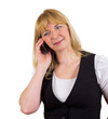 Foto: Frau telefoniert Frau telefoniert