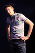 canvas print picture - young man