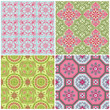 Seamless Vintage Background Collection - Victorian Colorful Tile