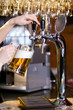 waiting woman pouring beer