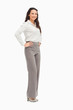 Portrait of a smiling employee arms on hips Portrait of a smiling employee arms on hips