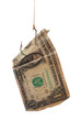 Dollar with hook Dollar with hook