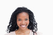 canvas print picture - Head shot of a smiling young woman