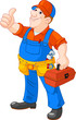 Cartoon serviceman Cartoon serviceman