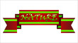 Nature ribbon vector