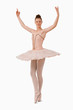 Ballerina with her arms risen Ballerina with her arms risen