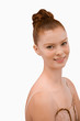 Close up of smiling ballerina Close up of smiling ballerina