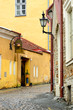 street in old part of Tallinn city