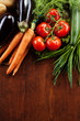 abstract design background vegetables on a wooden background abstract design background vegetables on a wooden background