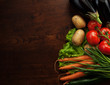 abstract design background vegetables on a wooden background abstract design background vegetables on a wooden background