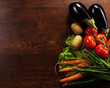 abstract design background vegetables on a wooden background abstract design background vegetables on a wooden background