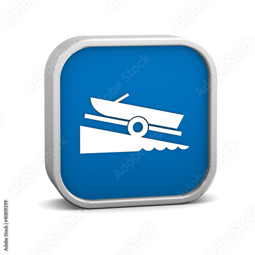 Illustration: Boat launch sign Boat launch sign