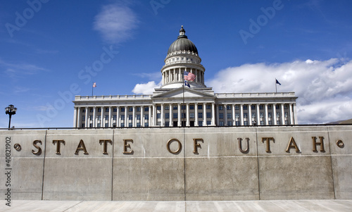 Photo: State Capital in Salt Lake City , Utah. State Capital in Salt Lake City , Utah.