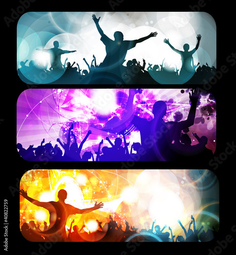 Illustration: Music Banner Design Music Banner Design