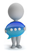 3d small people - chat icon