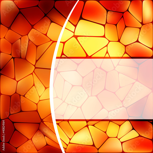 Vector: Stained glass design template. EPS 8 Stained glass design template. EPS 8