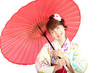 Beautiful kimono woman