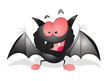 Happy Cartoon Bat