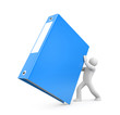 3d person hold binder
