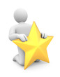 Photo en ligne au meilleur prix 3d person hold star