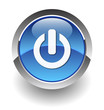 on/off blue button