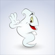 Cute Halloween Ghost Vector