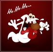 Funny Ghost Vector