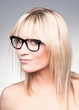 Brille schwarz