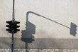 Traffic light with shadow