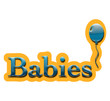 babies illustration with balloon babies illustration with balloon