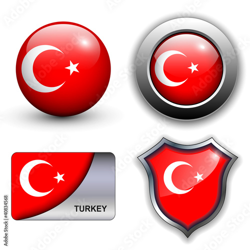 Vector: Turkey icons Turkey icons