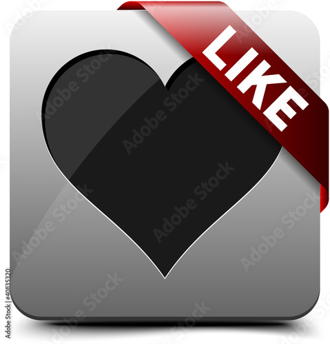 Illustration: Like button Like button