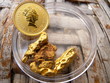 pépites d'or & monnaie