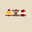 Santa, Angel & Reindeer Santa´s Hat Beige