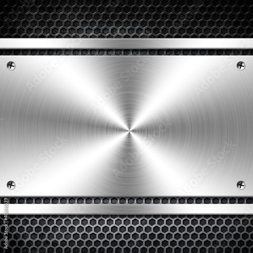 Illustration: Metal template Metal template